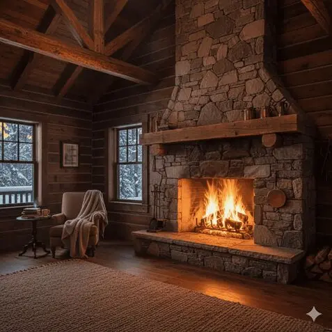 Pasos para encender una chimenea 