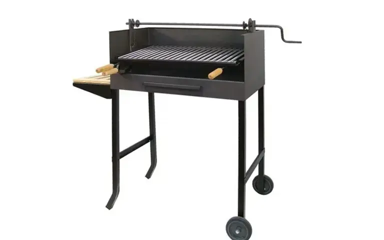 Barbacoa metálica 72x40x107 