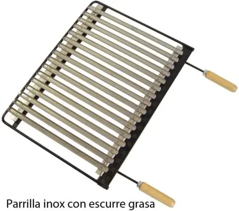 Parrilla Barbacoa metálica 72x40x107 