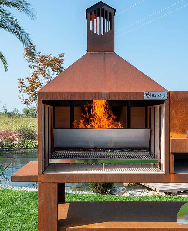 parrilla de leña